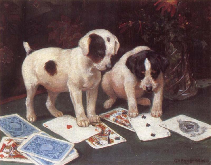 George Rowlandson Poker Germany oil painting art